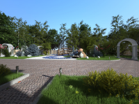 п. Висла. Проектирование и визуализация. Одноэтажный дом.