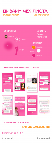 Яркий дизайн гайда для сценариста