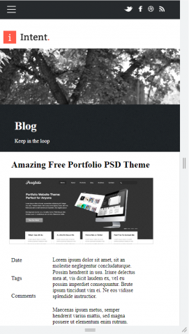 Intent "blog+adaptive"