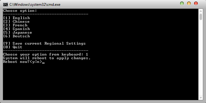 Скрипт для переключения между языками Windows