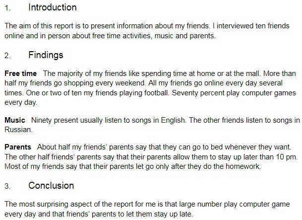 information about my friends