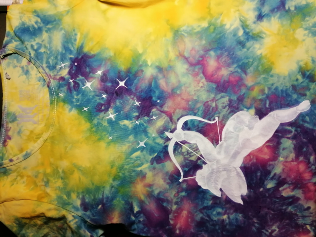 Авторская роспись футболки