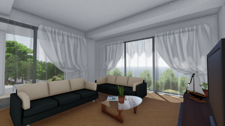 Частный дом (дизайн интерьера в 3D)