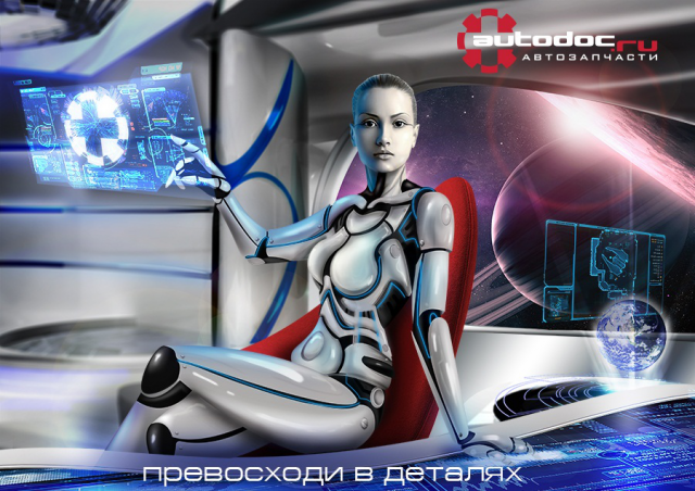 Иллюстрация для календаря Autodoc.ru