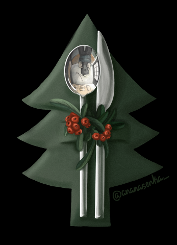 Новогодняя сервировка