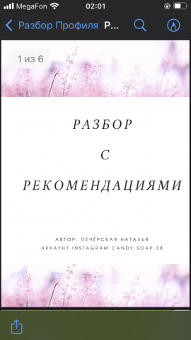 Разбор профиля для магазина фигурного мыла