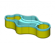 3d модель пластикового лотка