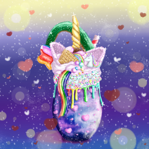 Иллюстрация "Лакомство единорога"