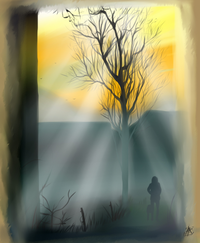 Иллюстрация "Туманное утро"