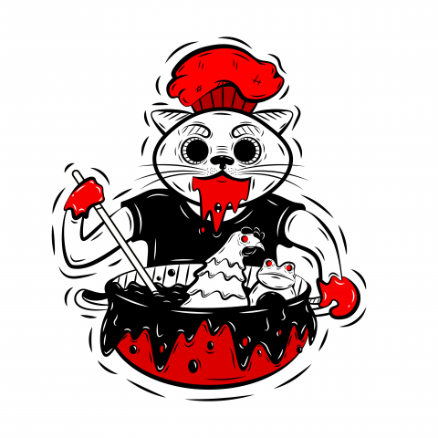 Кот - повар
