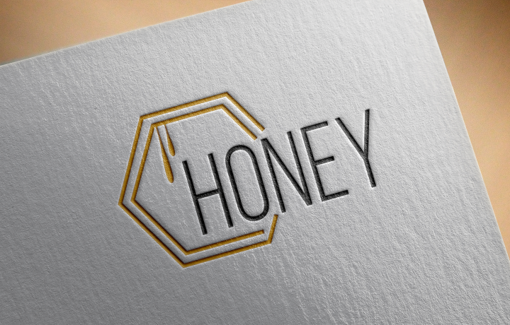 Дизайн логотипа Honey