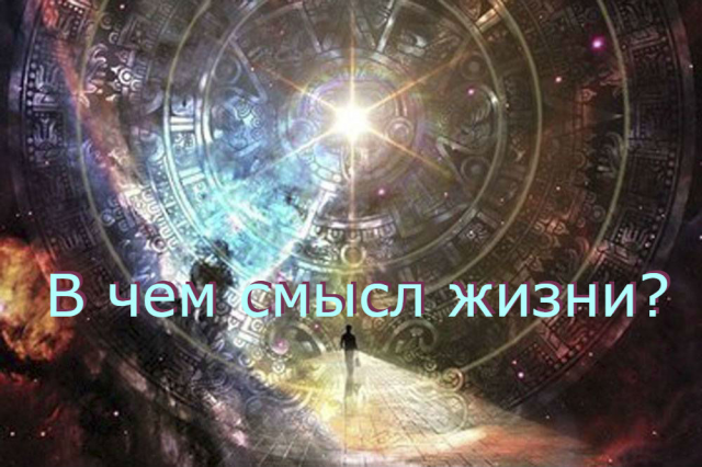 В чем смысл жизни?
