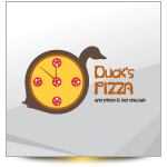 Тендер. Лого Duck's Pizza