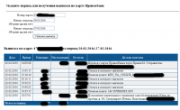 PHP-скрипта получения выписки по карте Приватбанка