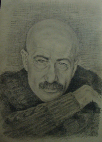 Портрет простым карандашом