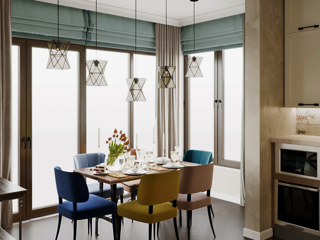 Кухня столовая. ЖК Сказка