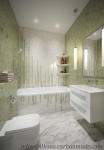 Town house. Санузел родителей