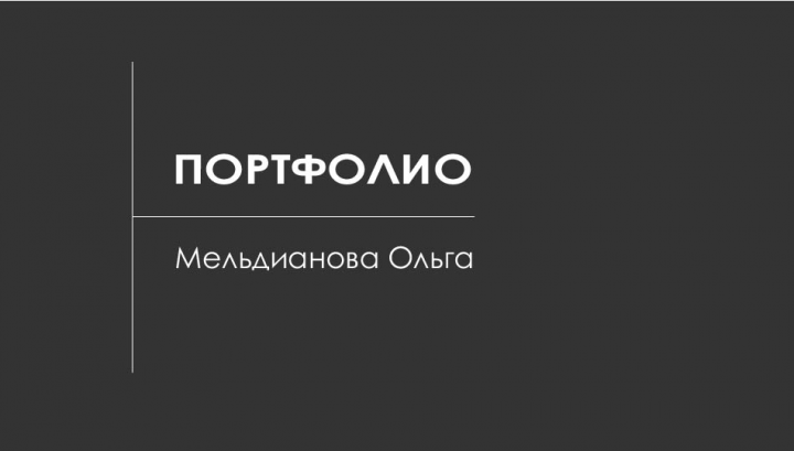 Портфолио