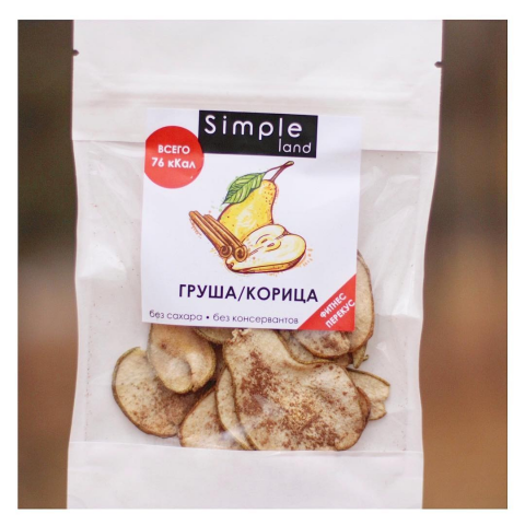 Упаковка фруктовых чипсов