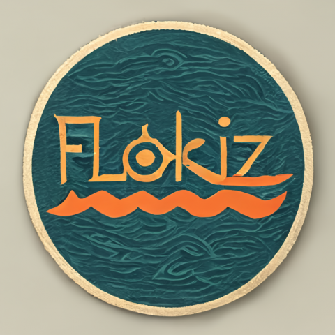 Логотип ресторана морепродуктов "Flokiz"