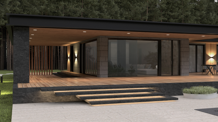 Визуализация экстерьера