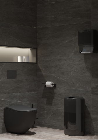 Дизайн проект санузла в офисе