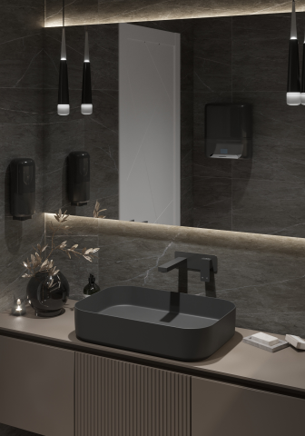 Дизайн проект санузла в офисе