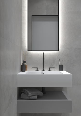 Дизайн проект санузла в частном доме