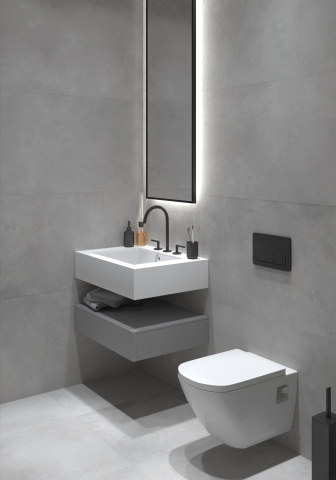 Дизайн проект санузла в частном доме