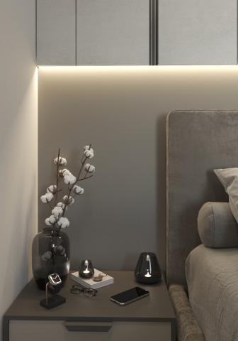 Дизайн проект спальни в частном доме