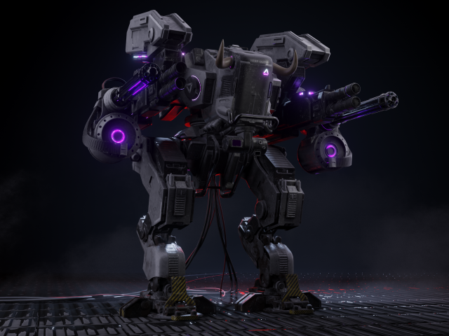 Robot mech for snow location