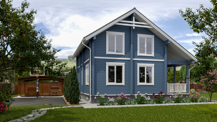 Дом из бруса