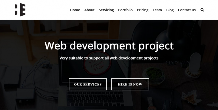 landing html