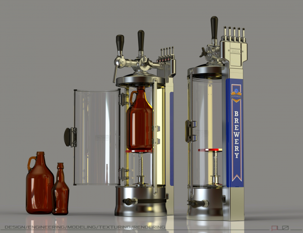 УСТАНОВКА РОЗЛИВА ПИВА В СТЕКЛОТАРУ