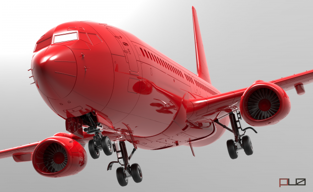 Модель самолёта B-737