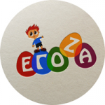 Логотип детского магазина "Егоза"