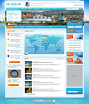 Дизайн портала о круизах CRUCLUB