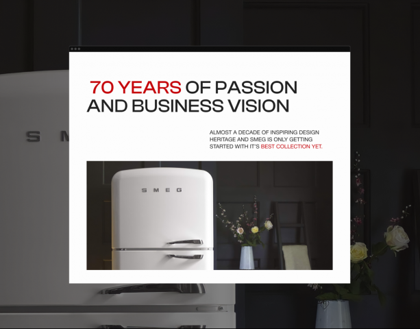 Корпоративный сайт Smeg