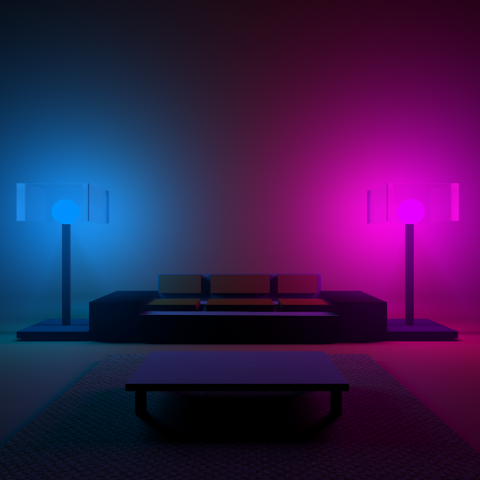 простенький интерьер для превью.