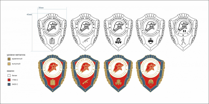 Значки для Юнармии