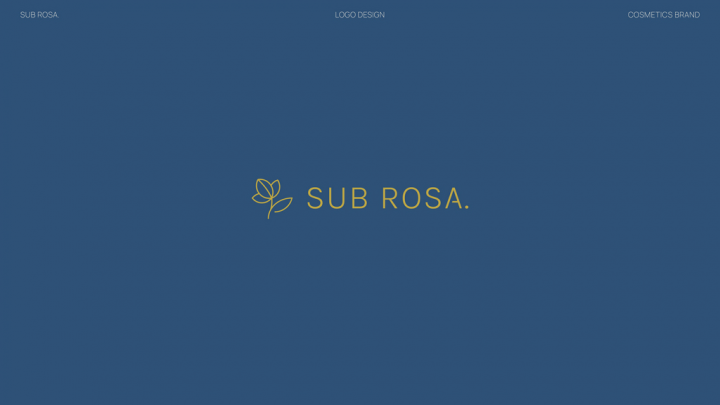 Логотип для косметического бренда