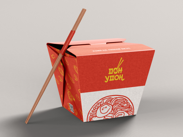 Дизайн упаковки для лапши-wok