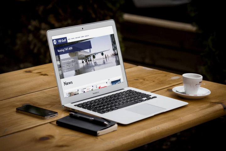 Корпоративный веб-сайт Волга-Днепр ОАЭ