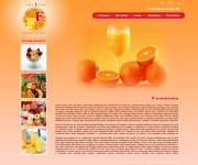 Дизайн сайта импортера соков и фруктов