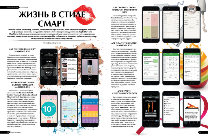 ТОП-5 мобильных приложений для женщины
