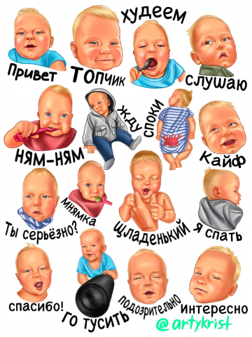 Стикеры для Телеграм/WhatsApp