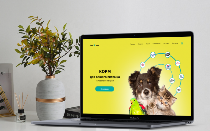 Дизайн главной страницы сайта