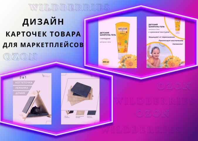 Карточки товара для маркетплейсов