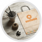Фирменный стиль и логотип для «Eustoma».