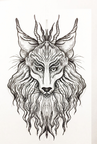 Сказочный волк